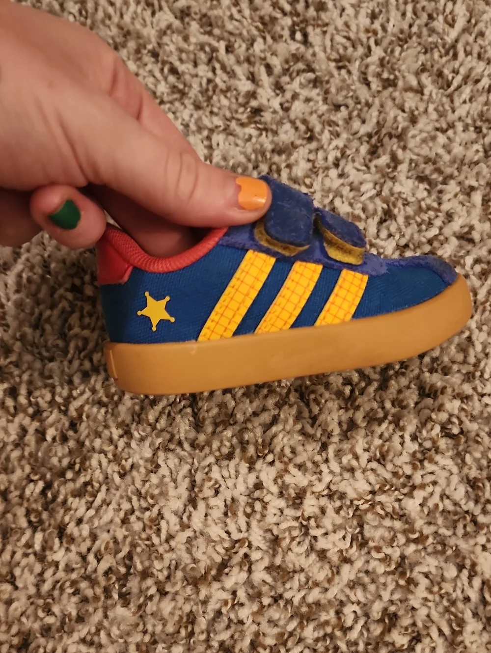 Vans x Toy Story, Size 4 Toddler Sheriff Woody Vans, Preowned But VGUC